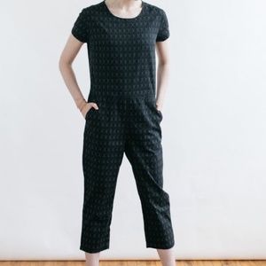 Bridge & Burn Wheeler Black Jumpsuit M